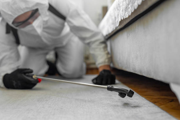 Professional Pest Control technician working in Galena, IN